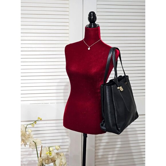 Kate Spade New York Women's Black Leather Lovett Street Palma Tote Bag Large 187 - Picture 10 of 13